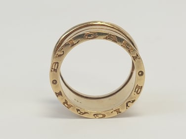 BULGARI 18K YELLOW GOLD B.ZERO1 RING