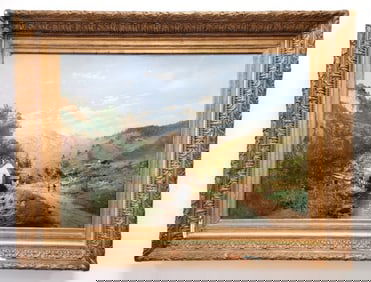 ANTIQUE OIL ON CANVAS PAINTING, MYSTERY ARTIST