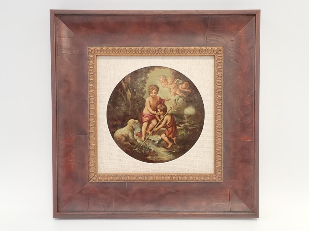 18TH C PAINTING ON COPPER AFTER B.E. MURILLO, HOLY (1 of 9)