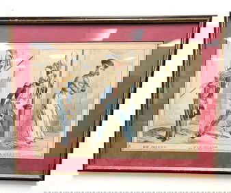 EARLY 19TH C BRITISH SATIRICAL LITHOGRAPH