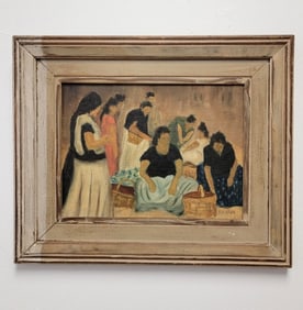 JAMES KEVLIN OIL ON PANEL PAINTING