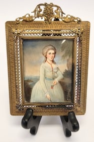 ANTIQUE MINIATURE PORTRAIT PAINTING