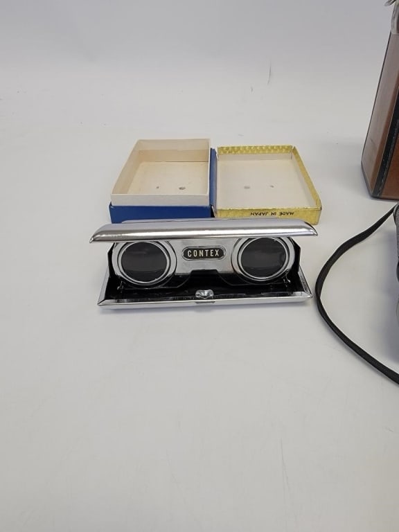 COLLECTION OPERA GLASSES, BINOCULARS, ETC - 12