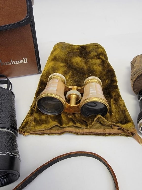 COLLECTION OPERA GLASSES, BINOCULARS, ETC - 5