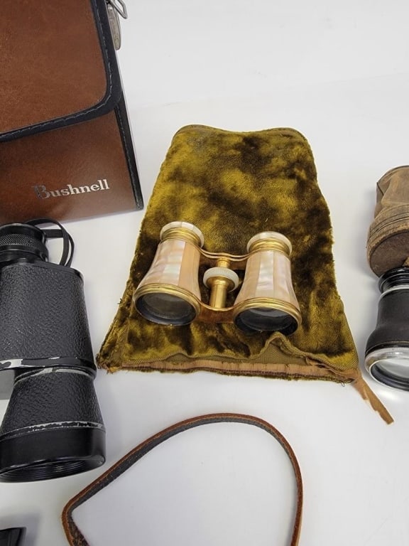 COLLECTION OPERA GLASSES, BINOCULARS, ETC - 6
