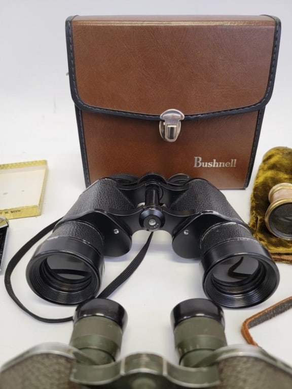 COLLECTION OPERA GLASSES, BINOCULARS, ETC - 8