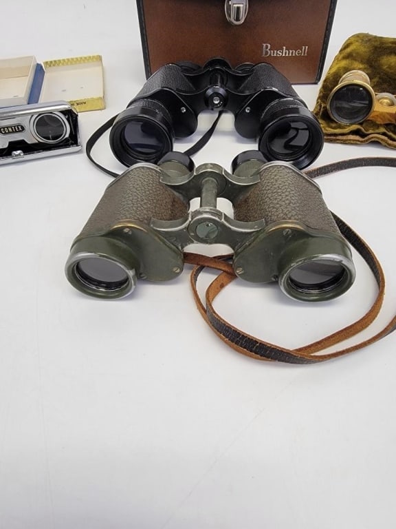 COLLECTION OPERA GLASSES, BINOCULARS, ETC - 9