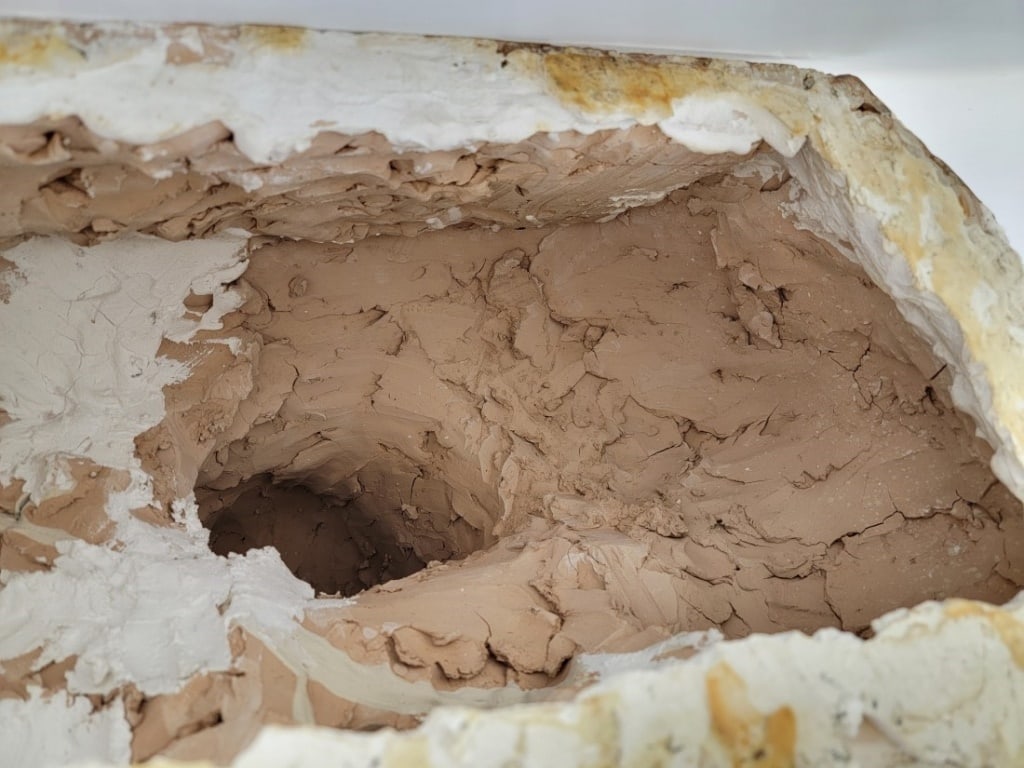 ANTQ DOMENICO PAGANO POLYCHROME EARTHENWARE BUST - 10