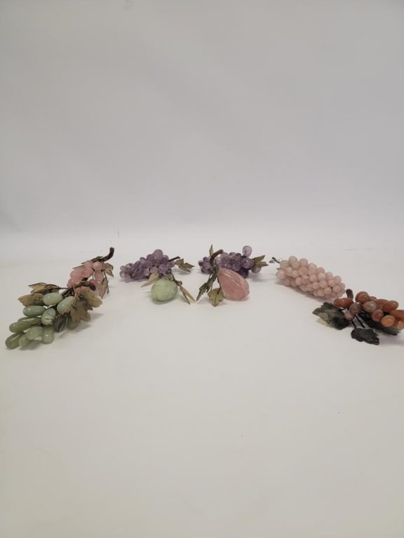 ASSORTED SEMI-PRECIOUS STONE FRUIT / GRAPE BUNCHES - 2