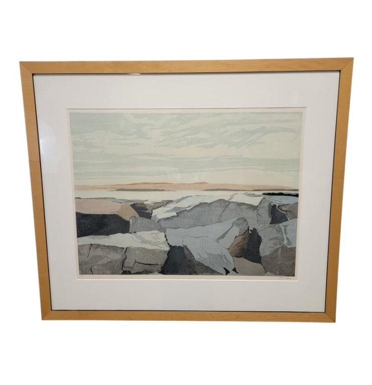 LORI LUPE FRAMED & SIGNED SERIGRAPH PRINT (1 of 9)