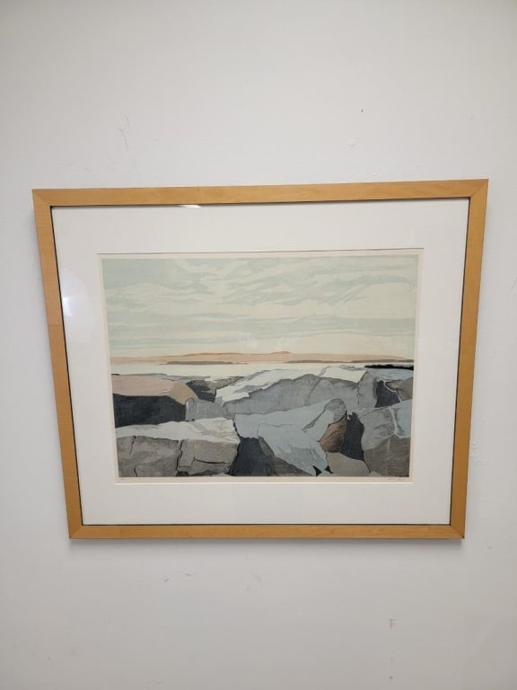 LORI LUPE FRAMED & SIGNED SERIGRAPH PRINT - 2