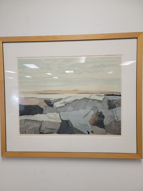 LORI LUPE FRAMED & SIGNED SERIGRAPH PRINT - 3