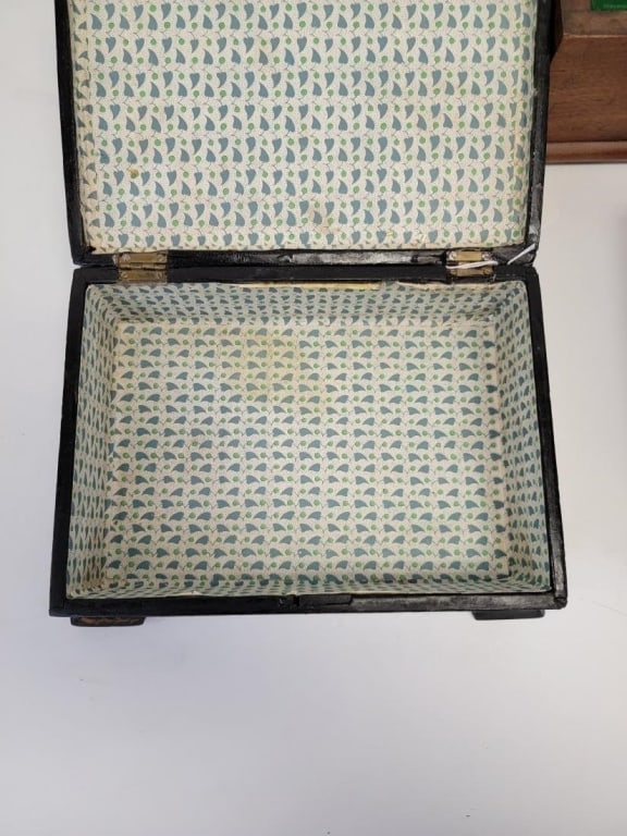 SIX ASSORTED ANTIQUE WOODEN BOXES - 10