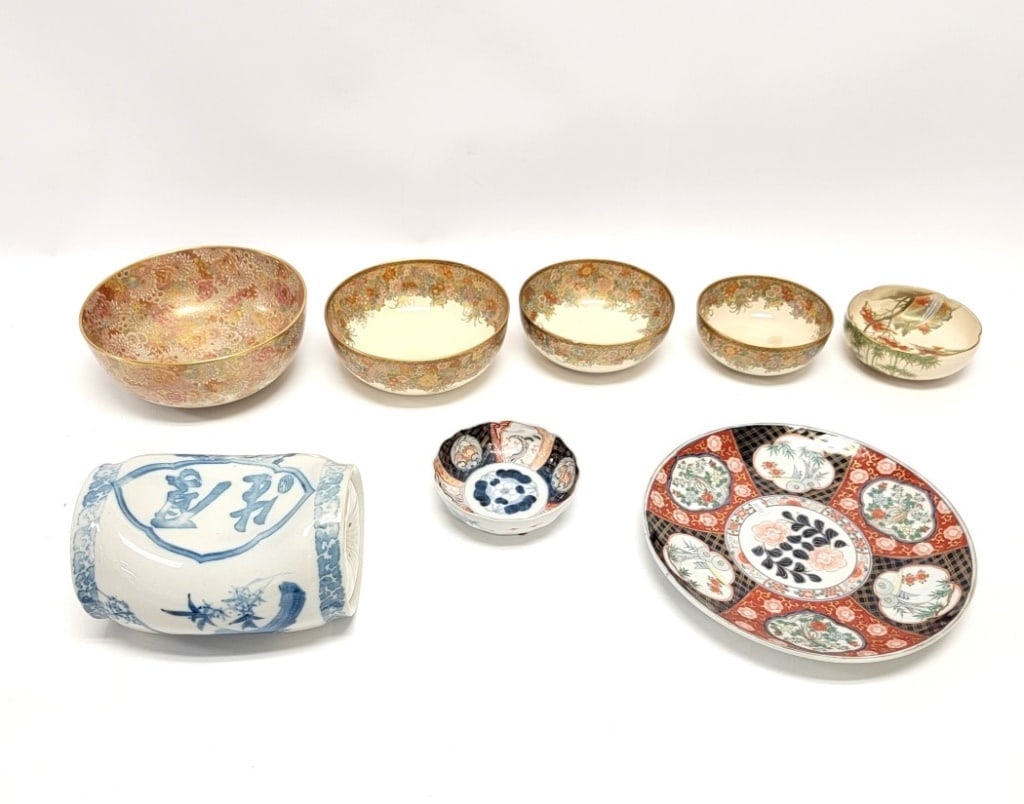 COLLECTION JAPANESE SATSUMA & IMARI PORCELAIN (1 of 20)