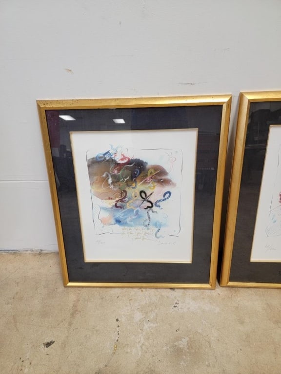 THREE EDMOND DEMBINSKI HAND SIGNED LITHOGRAPHS - 3