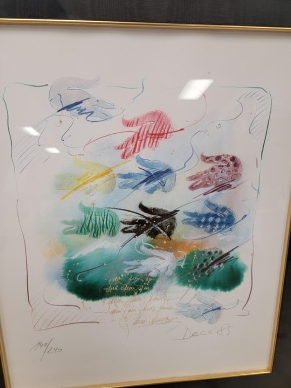 THREE EDMOND DEMBINSKI HAND SIGNED LITHOGRAPHS - 8