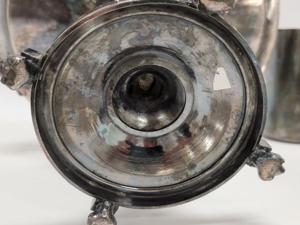 ASSORTED ESTATE SILVER PLATED UTENSILS & TABLEWARE - 10