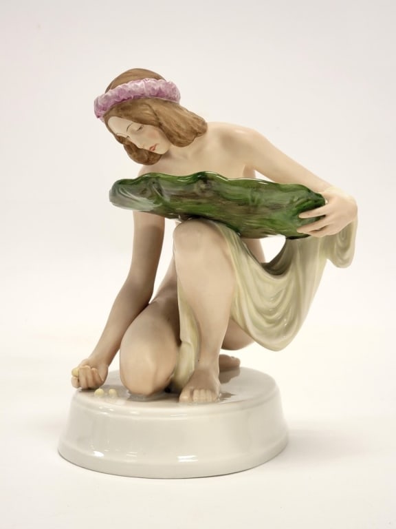 ROSENTHAL PORCELAIN FIGURE, PEARL SEEKER, 446/1 (1 of 11)