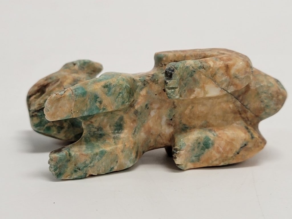 THREE PRIMITIVE STONE CARVINGS, ETC. - 5
