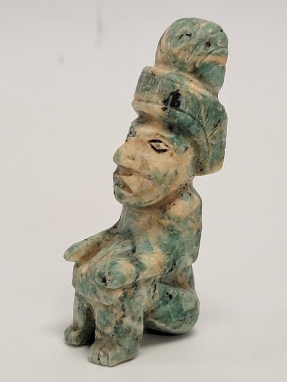 THREE PRIMITIVE STONE CARVINGS, ETC. - 7