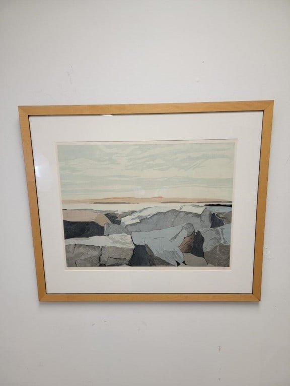 LORI LUPE FRAMED & SIGNED SERIGRAPH PRINT - 2