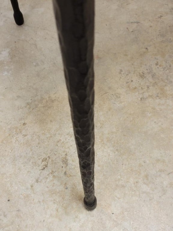 GREGORIUS PINEO HAND FORGED IRON ELGIN END TABLE - 5