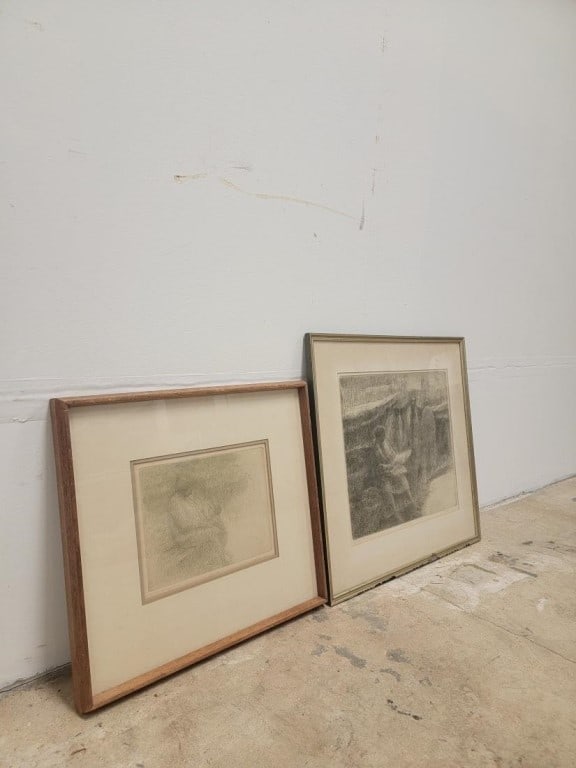 TWO HAROLD ALTMAN HAND SIGNED ARTIST PROOF ETCHING - 2