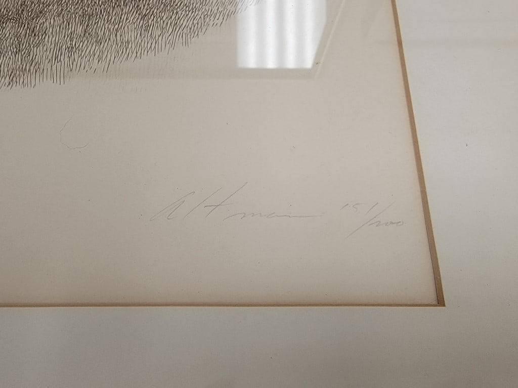 FOUR HAROLD ALTMAN HAND SIGNED LITHOGRAPHS/ETCHING - 8