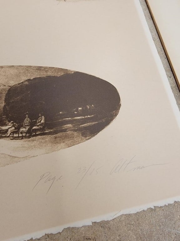 HAROLD ALTMAN, SKETCHES, ETCHING, ETC. - 3