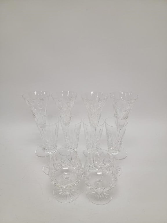 ASSORTED WATERFORD CRYSTAL, LISMORE, ETC. 10 PCS (1 of 9)