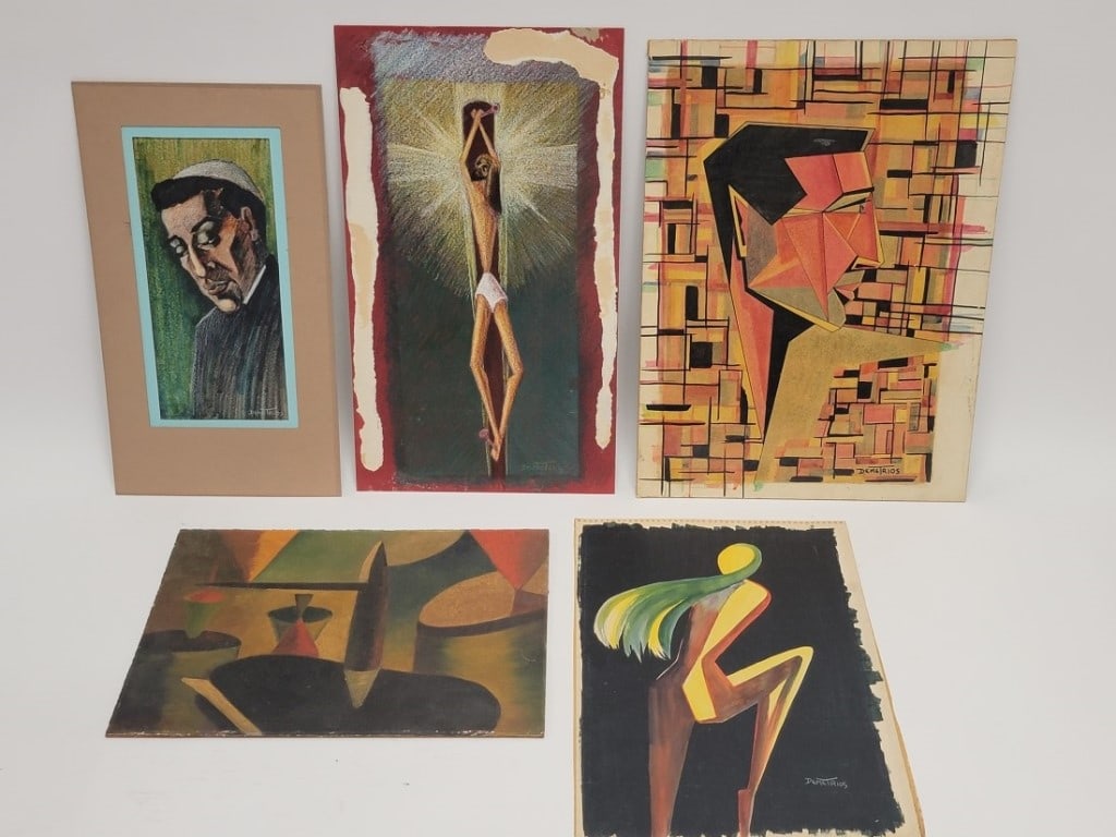 FIVE ORIGINAL DEMETRIOS JAMESON PAINTINGS (1 of 19)