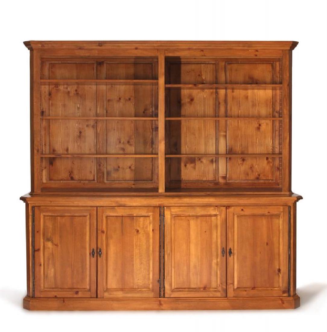 MEAT LOAF PINE BOOKCASE CABINET (1 of 1)