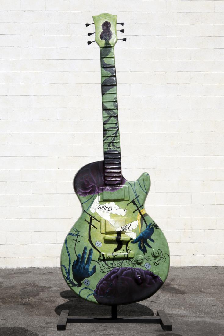THE CONSCIOUS MIND GUITAR SCULPTURE - ELIZABETH MERRITT (1 of 2)