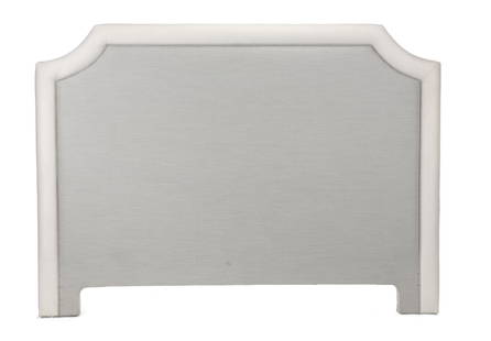 SILK UPHOLSTERED HEADBOARD: A rectangular headboard with canted corners. 61 by 82 inches Categories: Tommy Hilfiger