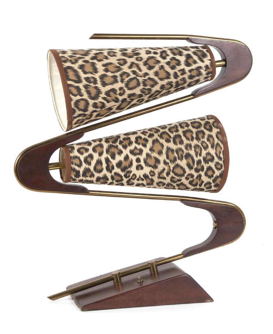 LEOPARD LAMP AND FIGURINE (1 of 2)