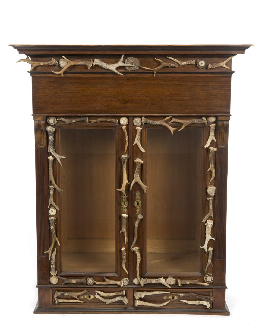 BLACK FOREST ALPINE CURIO CABINET (1 of 1)