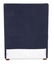 PAIR OF NAVY CANVAS HEADBOARDS