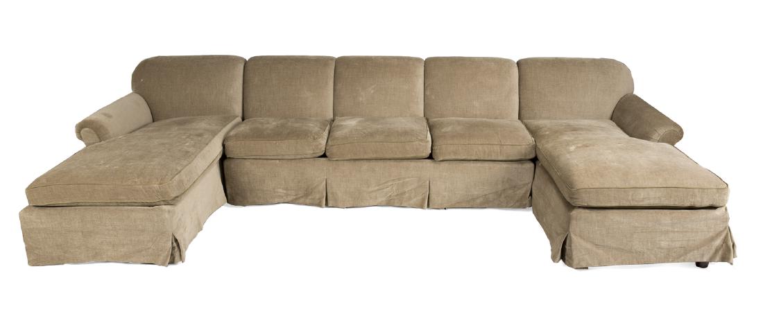 LARGE SOFA WITH END CHAISES (1 of 1)
