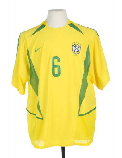 RONALDINHO 2006 FIFA WORLD CUP BRAZIL MATCH WORN JERSEY