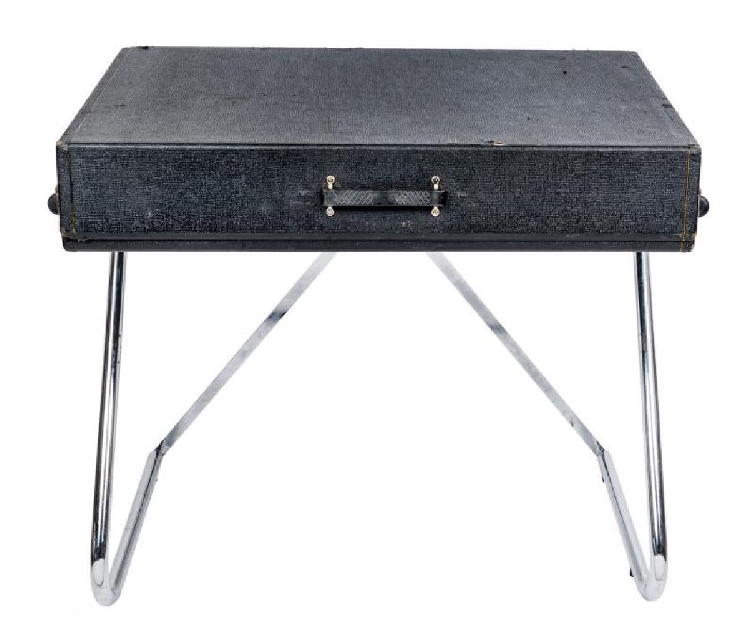 BRYAN FERRY VOX CONTINENTAL II ORGAN: A 1964 Vox Continental II electric organ, rented by Bryan Ferry of Roxy Music February 7-12, 2007, from Harris Hire in Beckenham, England. Ordered by Jason Danter, production manager. Accompanied by a