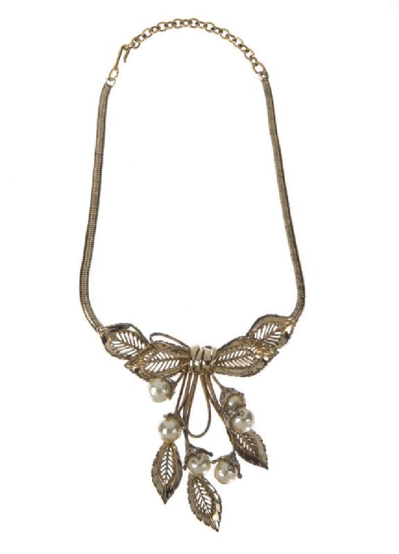 GINGER ROGERS WORN NECKLACE AND PHOTOGRAPH