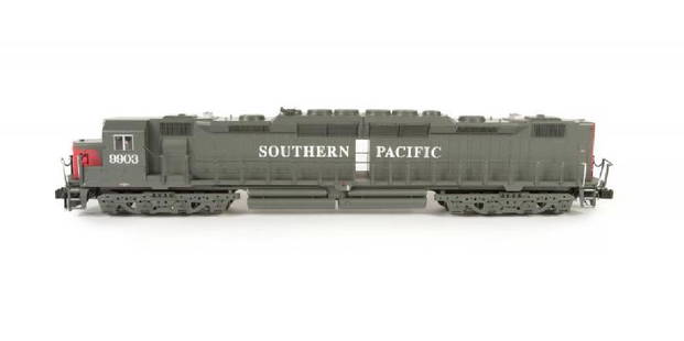 LIONEL 6-38496 SOUTHERN PACIFIC DD-35 LOCOMOTIVE: Locomotive has been run. Features Directional lighting, ElectroCouplers, Legacy Control, TowerCom, CrewTalk, Dual motors, and more. No box. Excellent. PROVENANCE From the Collection of Neil Young