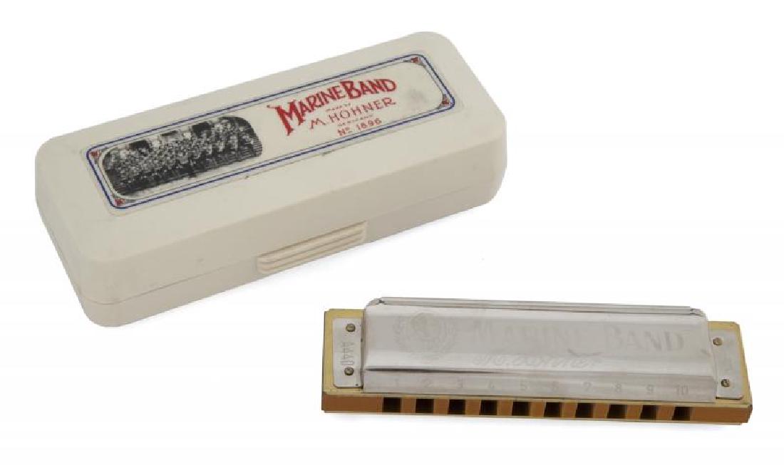 NEIL YOUNG STAGE PLAYED HOHNER HARMONICA