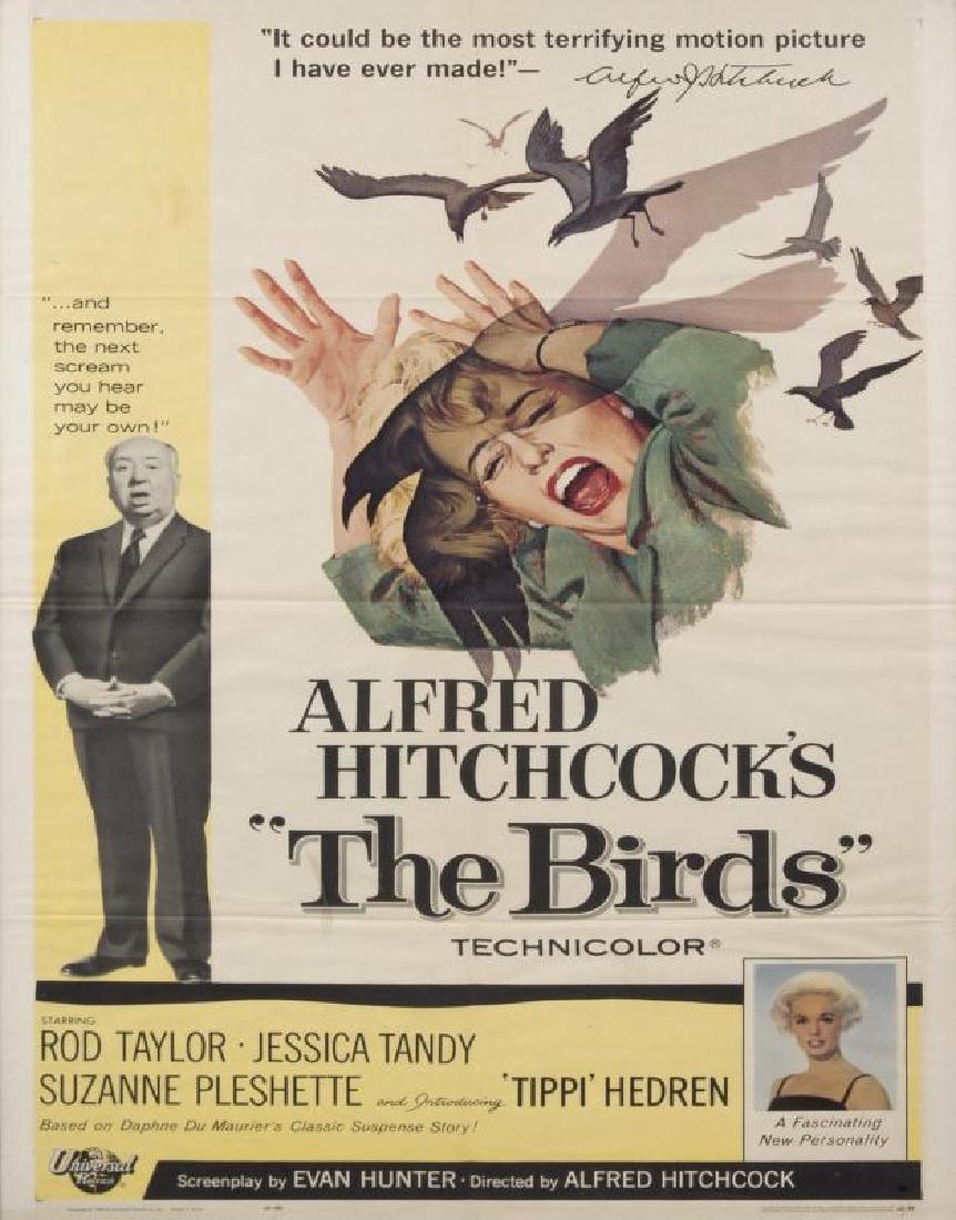 ALFRED HITCHCOCK THE BIRDS POSTER (1 of 1)