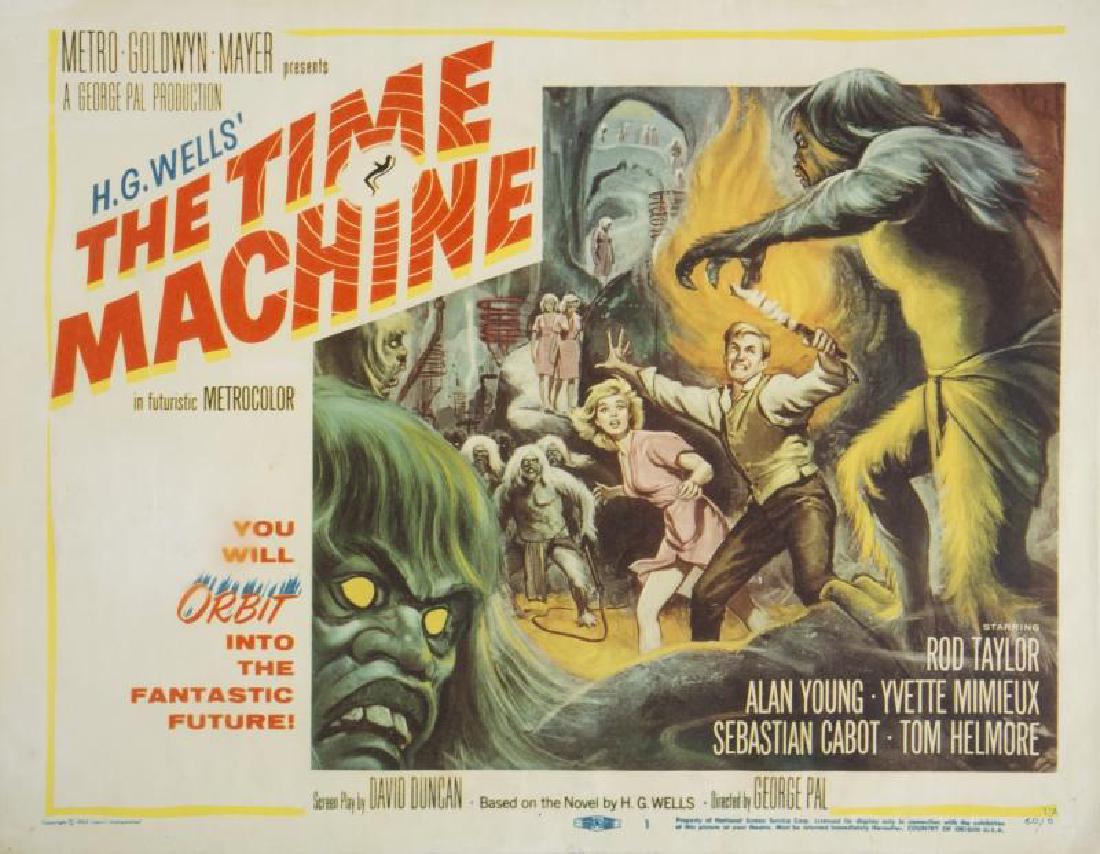 TIME MACHINE LOBBY CARDS (1 of 8)
