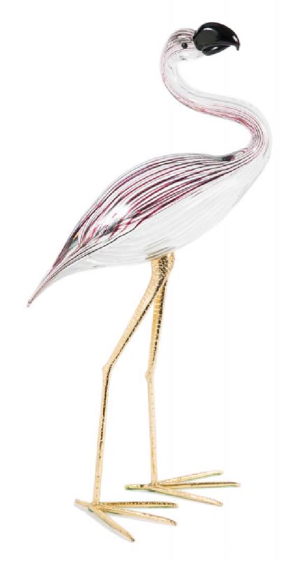 JERRY LEWIS MURANO GLASS FLAMINGO (1 of 1)