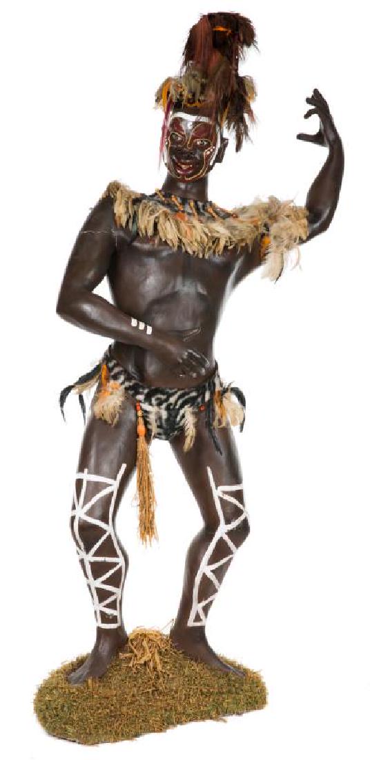 ROSCHU JUNGLE TRIBESMAN FIGURE (1 of 3)