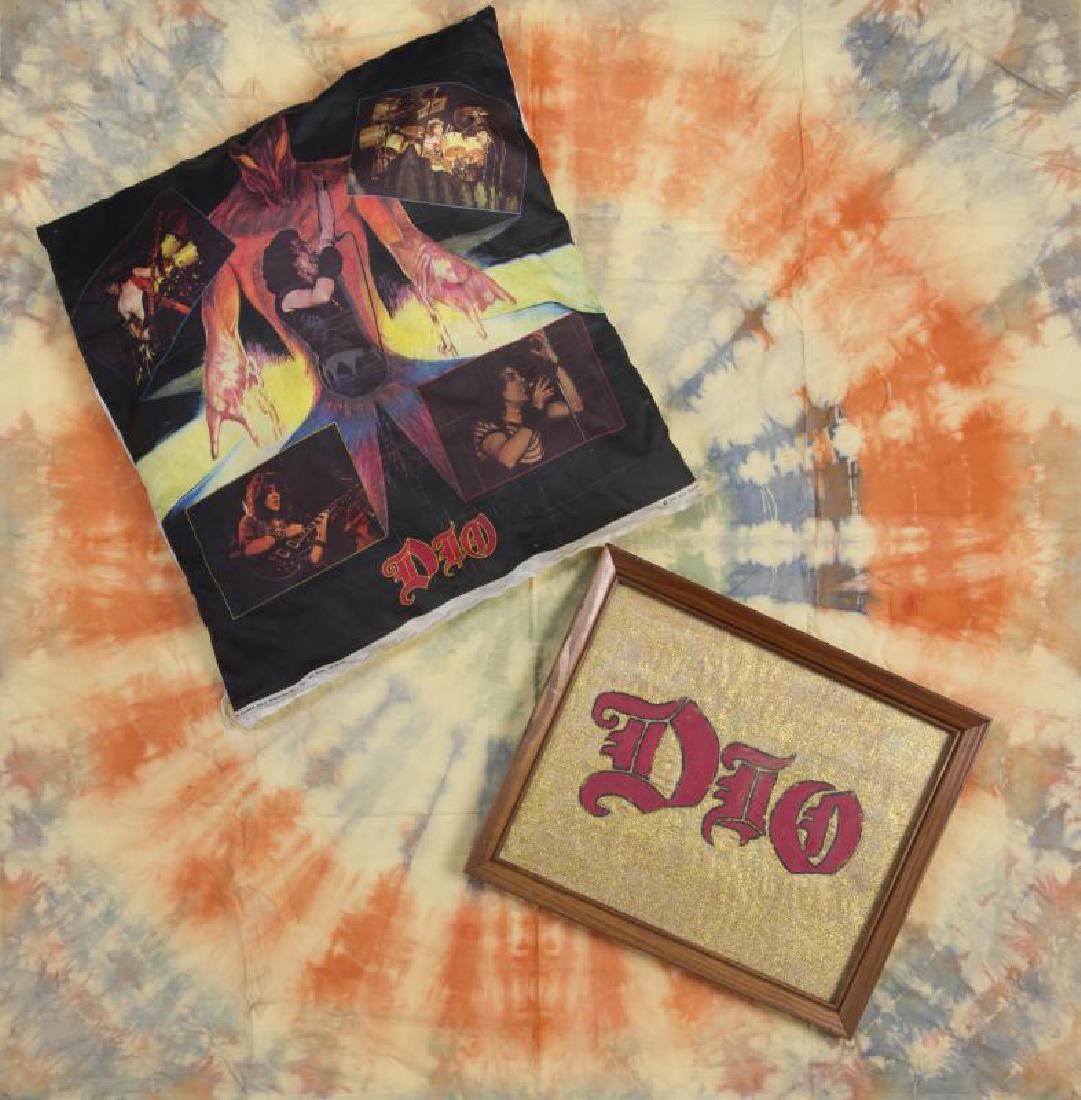 DIO EMBROIDERED TEXTILE AND PILLOW (1 of 1)