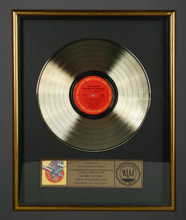 Judas Priest Screaming For Vengeance Gold Sales Awa