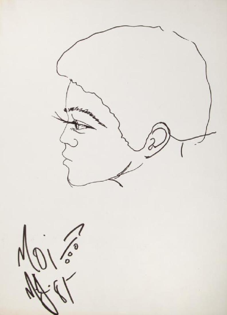 MICHAEL JACKSON ORIGINAL DRAWING (1 of 1)